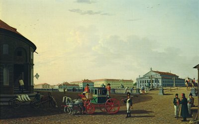 Il Teatro Bolshoi a San Pietroburgo, 1802 da Benjamin Patersson